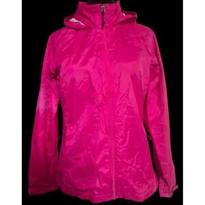 Hot Pink Cabelas "4 Most Repel" Windbreaker, Womens Size Medium